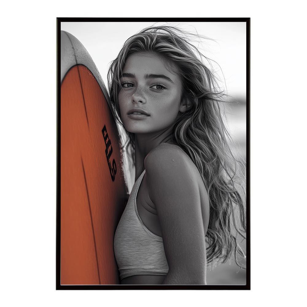 B1サイズ（約73x103cm）】【lh-poster-9482】【フレーム付き】サーフ