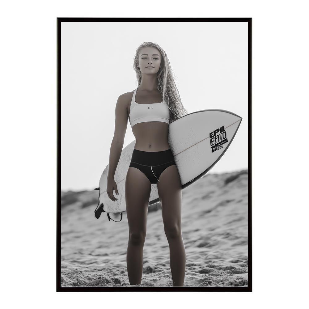 B1サイズ（約73x103cm）】【lh-poster-9494】【フレーム付き】サーフ