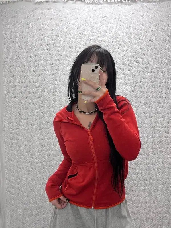 アークテリクス ウィメンズ Y 2 K オレンジ ランニング 起毛 WHO フード ジャージ ジップアップ S C 07424