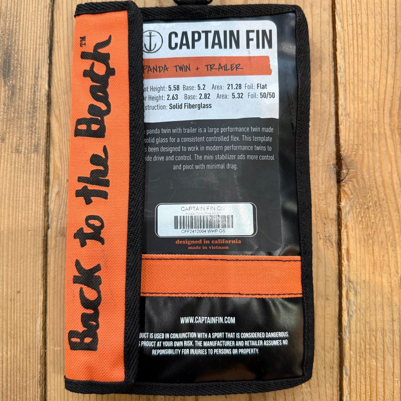 Panda Twin + Trailer - White⁄Pink - Single Tab - Captain Fin