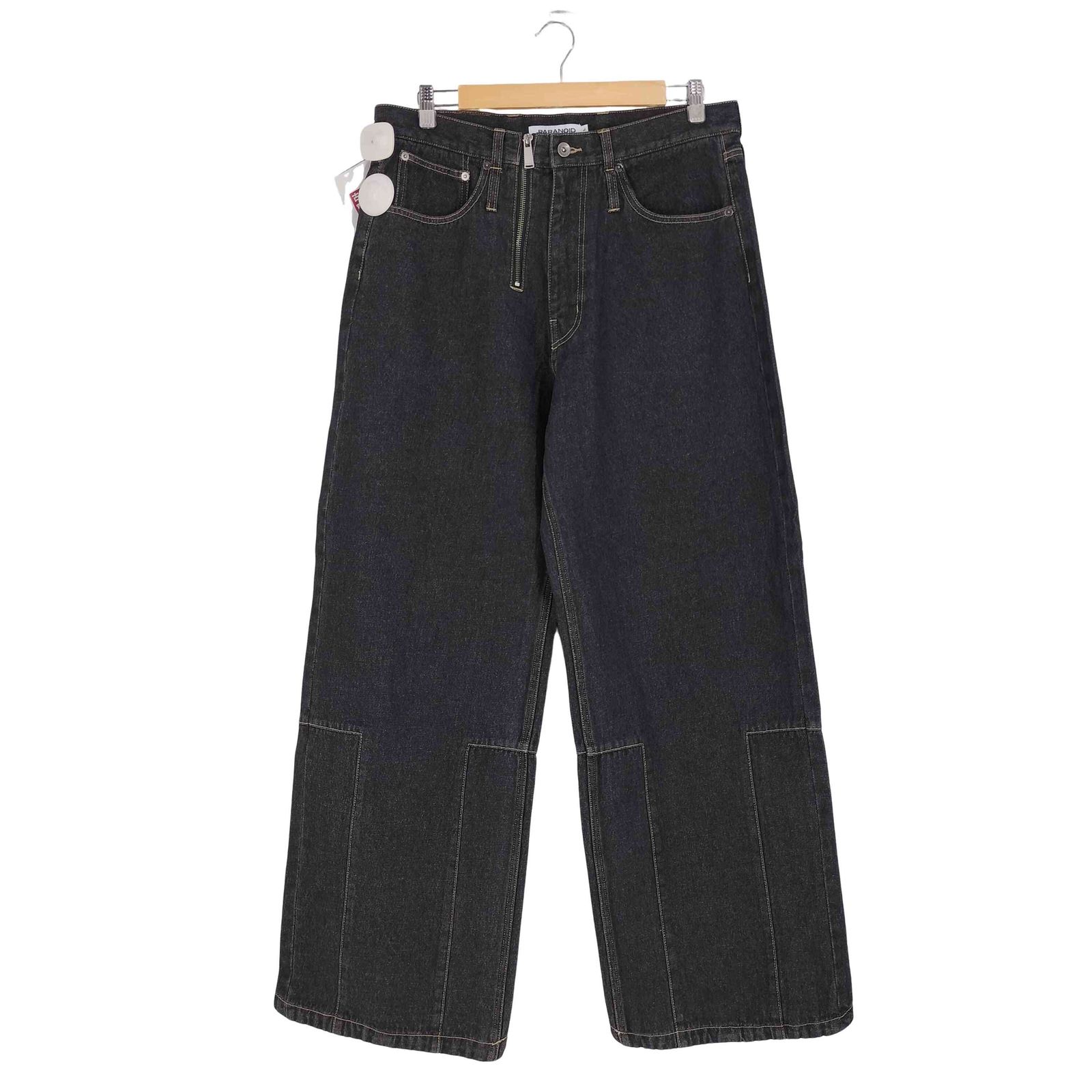パラノイド PARANOID Two Zips Straight Wide Denim 2 ジップ
