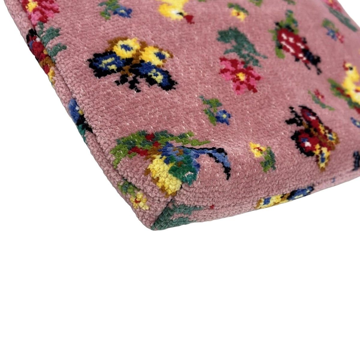 FEILER(フェイラー) トートバッグ美品 - ピンク×グリーン×マルチ 花柄