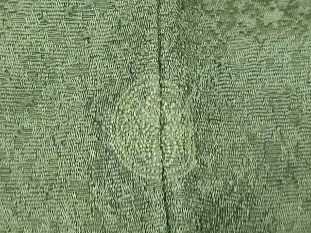 平和屋着物□上質な色無地 霞地紋 木賊色 正絹 逸品 AABD6943fw - メルカリ