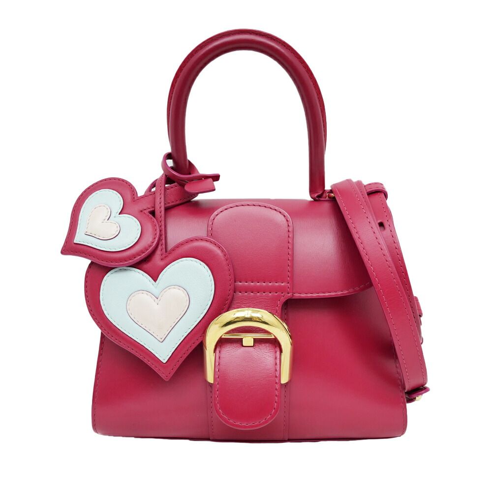 名東】デルヴォー ブリヨンミニ ショルダーバッグ ハンド 2WAY ハート