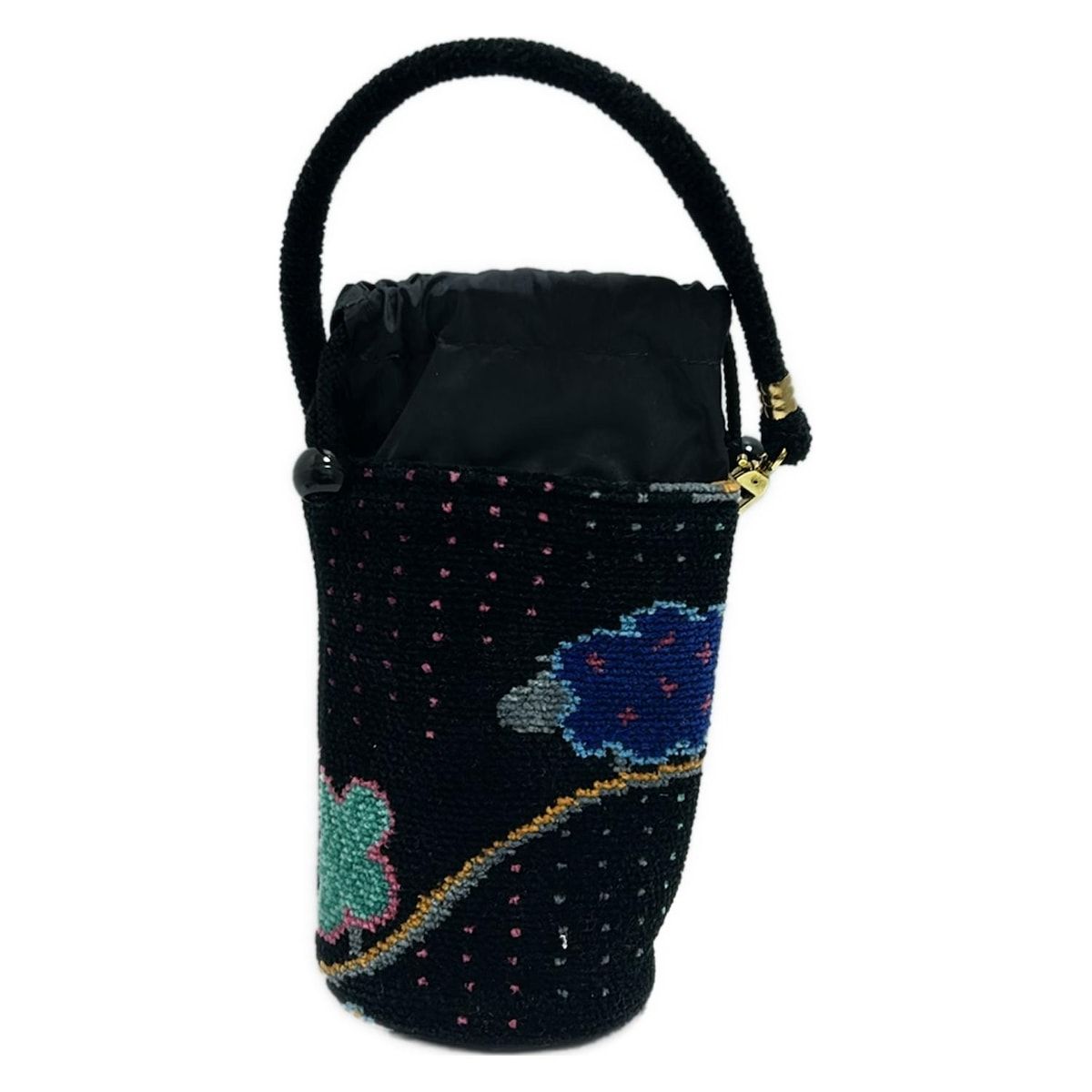 FEILER フェイラー 小物入れ 黒 オレンジ マルチ ボトルホルダー