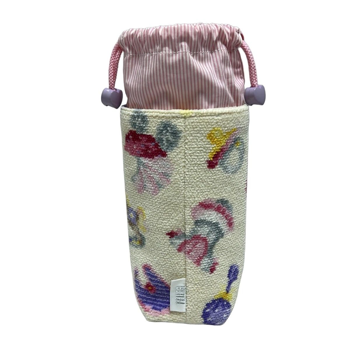 FEILER フェイラー 小物入れ - アイボリー×ライトピンク×マルチ ボトルホルダー