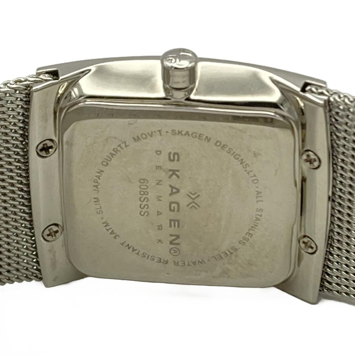 SKAGEN(スカーゲン) 腕時計美品 - 608SSS レディース ラインストーン 