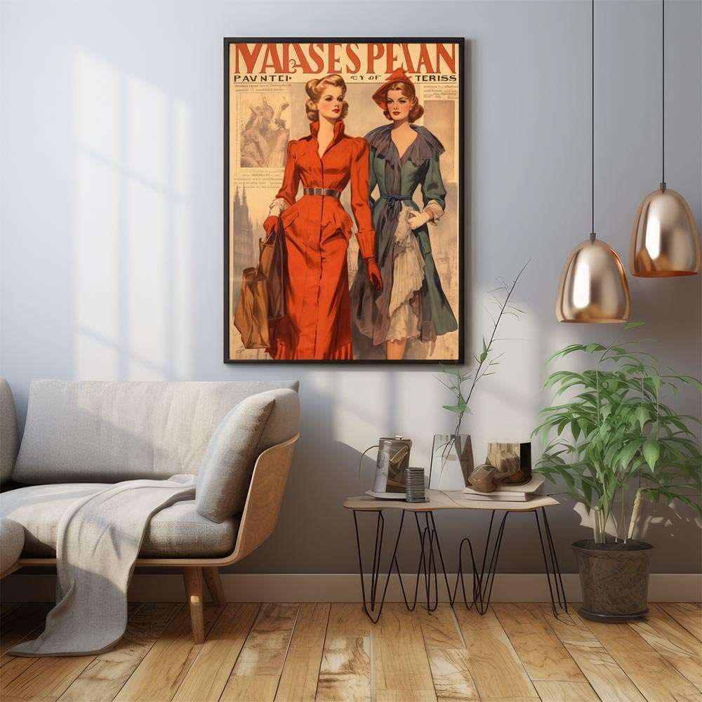 A1サイズ（約59x84cm）】【lh-poster-973】【フレーム付き】レディ