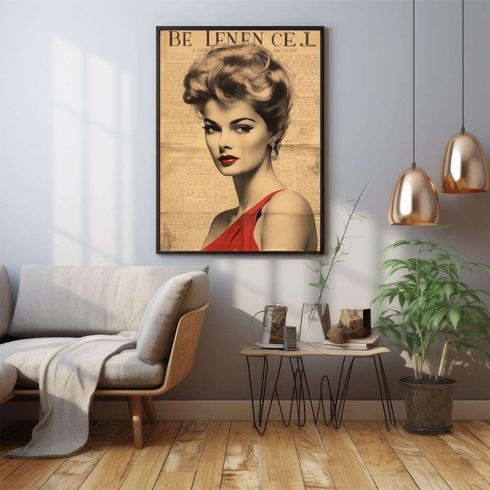 額装品/アレサ フランクリン/アート/ポスター/インテリア 桜 - 透明ポスター〈A4／A3・重ねて楽しむインテリアアート〉｜草花で