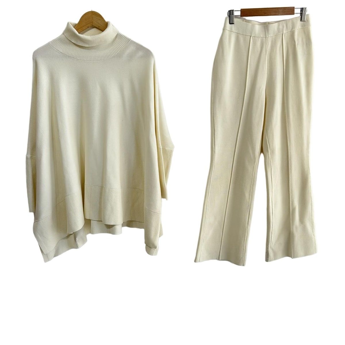 CELFORD セルフォード レディースパンツセットアップ レディース - アイボリー ニット|ウエストゴム