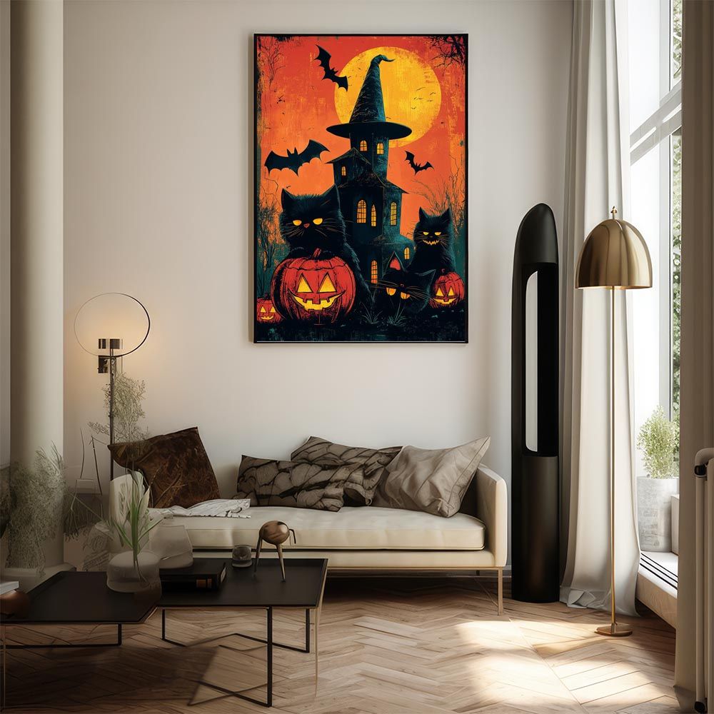 【A2サイズ(約42x59cm)】【lh-poster-9771】【フレーム付き】ハロウィン halloween ハロウィーン カボチャ ジャックオーランタン イベント 季節 子供 オレンジ 秋 ポスター インテリア インテリア小物 ハロウィン B4サイズ(約25x36cm)lh-poster-9771フレーム付き 0 A4サイズ(約21x30cm)lh-poster-9771 A4サイズ(約21x30cm)lh-poster-9794フレーム付き