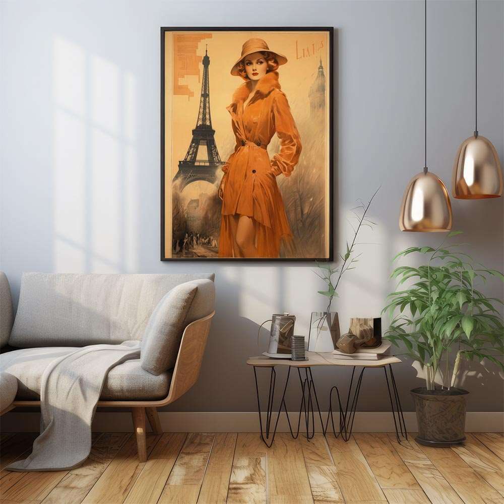 A1サイズ（約59x84cm）】【lh-poster-978】【フレーム付き】レディ