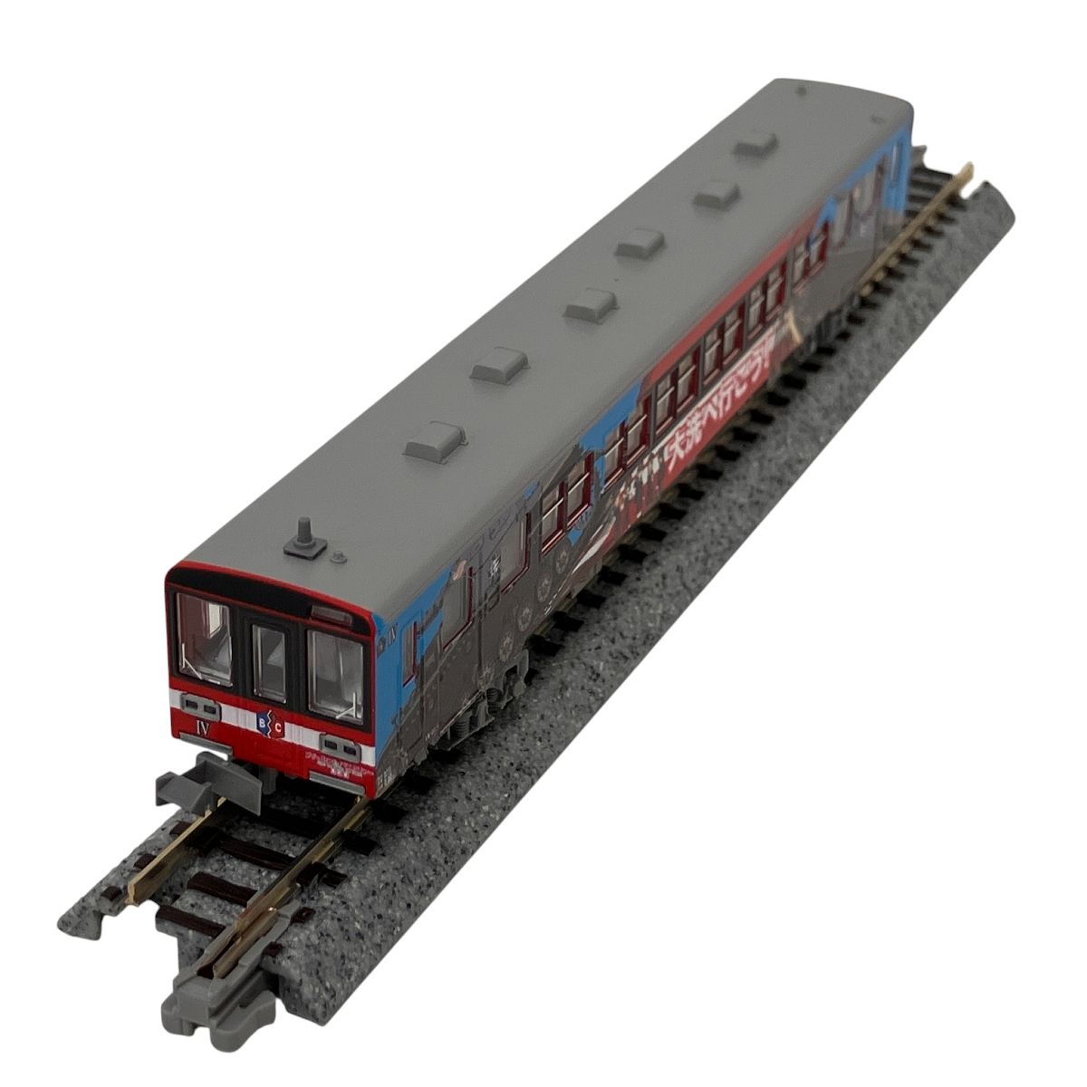 KATO 16001 5 鹿島臨海鉄道6006 ガールズ パンツァー ラッピング列車 IV号車 良好