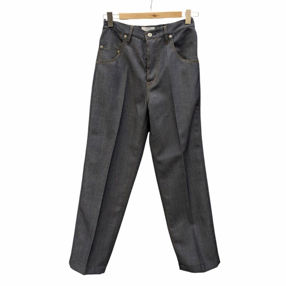 ネオンサイン Straight denim slacks Wool ストレートデニムスラックスパンツ ウール N 1604 グレー サイズ 44