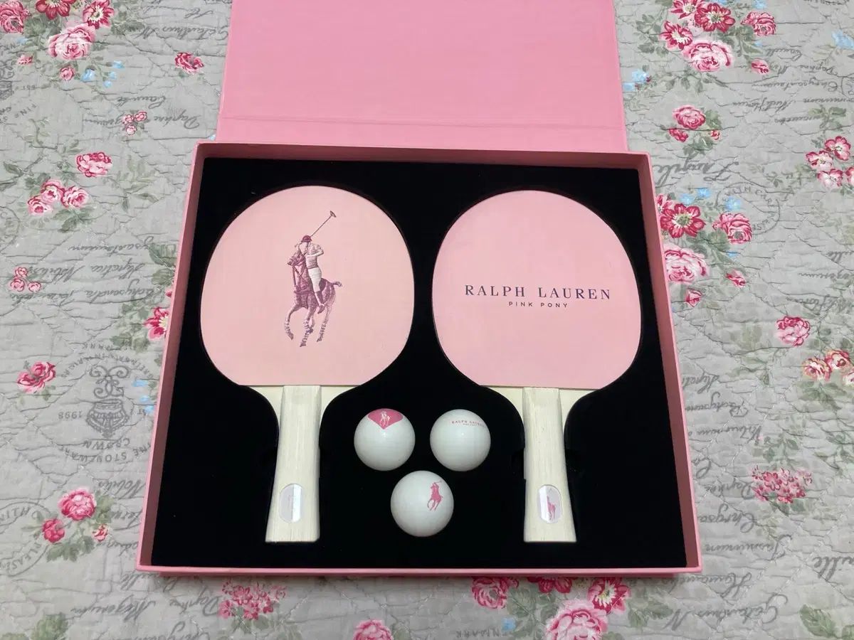ポロラルフローレン VIP ピンク ポニー 卓球 ラケット ボール セット