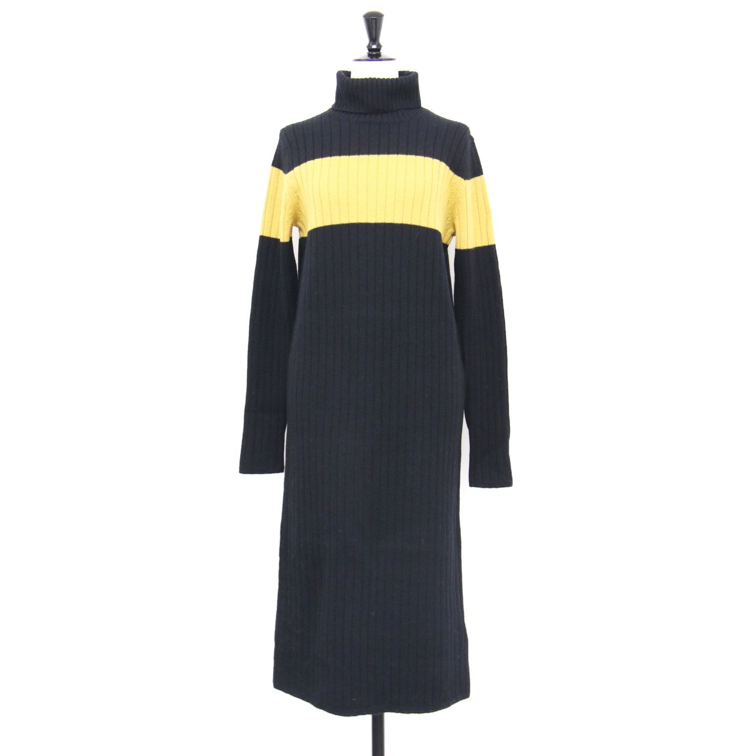 PS Paul Smith ポールスミス ワンピース ブラック イエロー サイズ:M