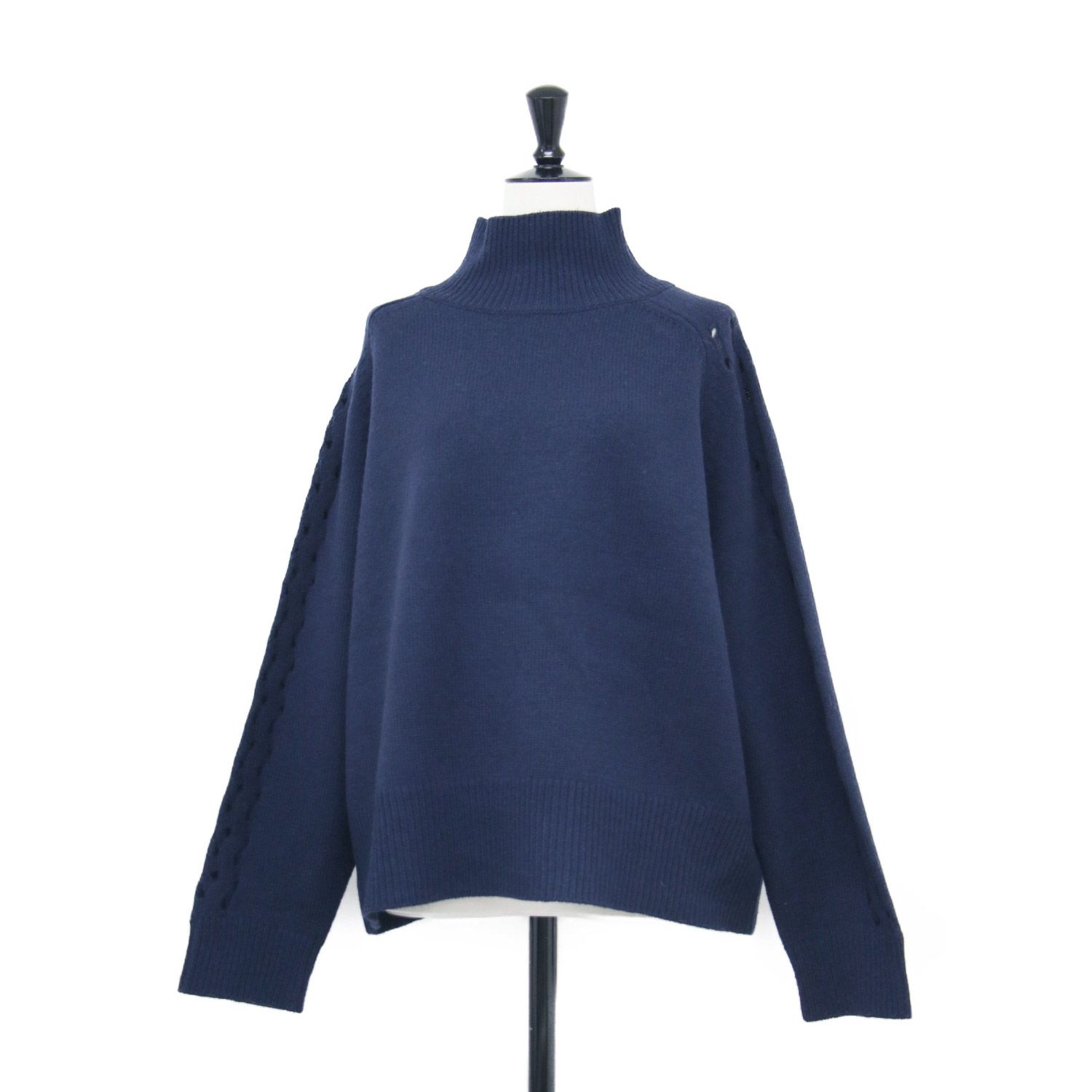 Paul Smith ポールスミス ニット ネイビー 紺 サイズ:2L | 24秋冬 Paul Smith ポールスミス ニット ネイビー 紺 サイズ:2L | 24秋冬