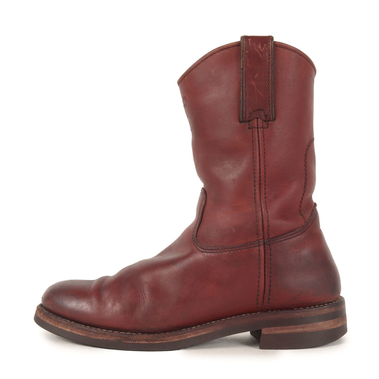 CHIPPEWA チペワ サイズ:US8.5(26.5cm) | レザー ペコス ブーツ | 赤茶 | ブランド シューズ 靴 ワーク アメカジ Vibram#700ソール【メンズ】【】