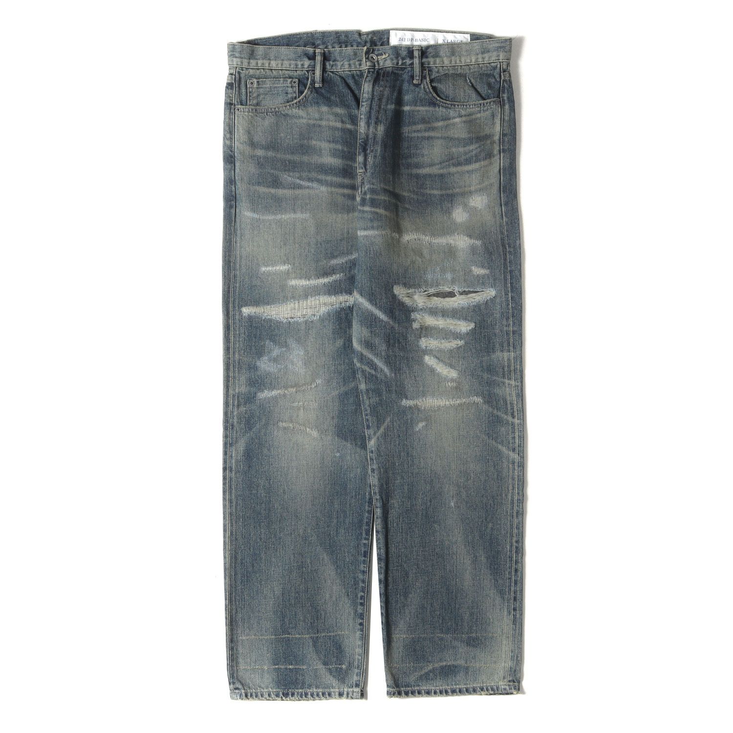 新品】NEIGHBORHOOD ネイバーフッド パンツ インディゴ サイズ:XL