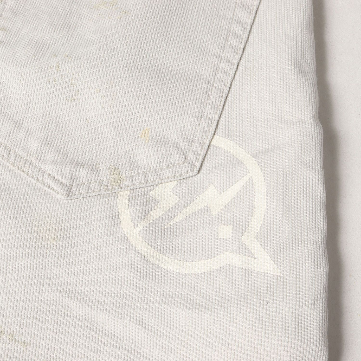 美品】VANQUISH ヴァンキッシュ パンツ オフホワイト 白 サイズ:32