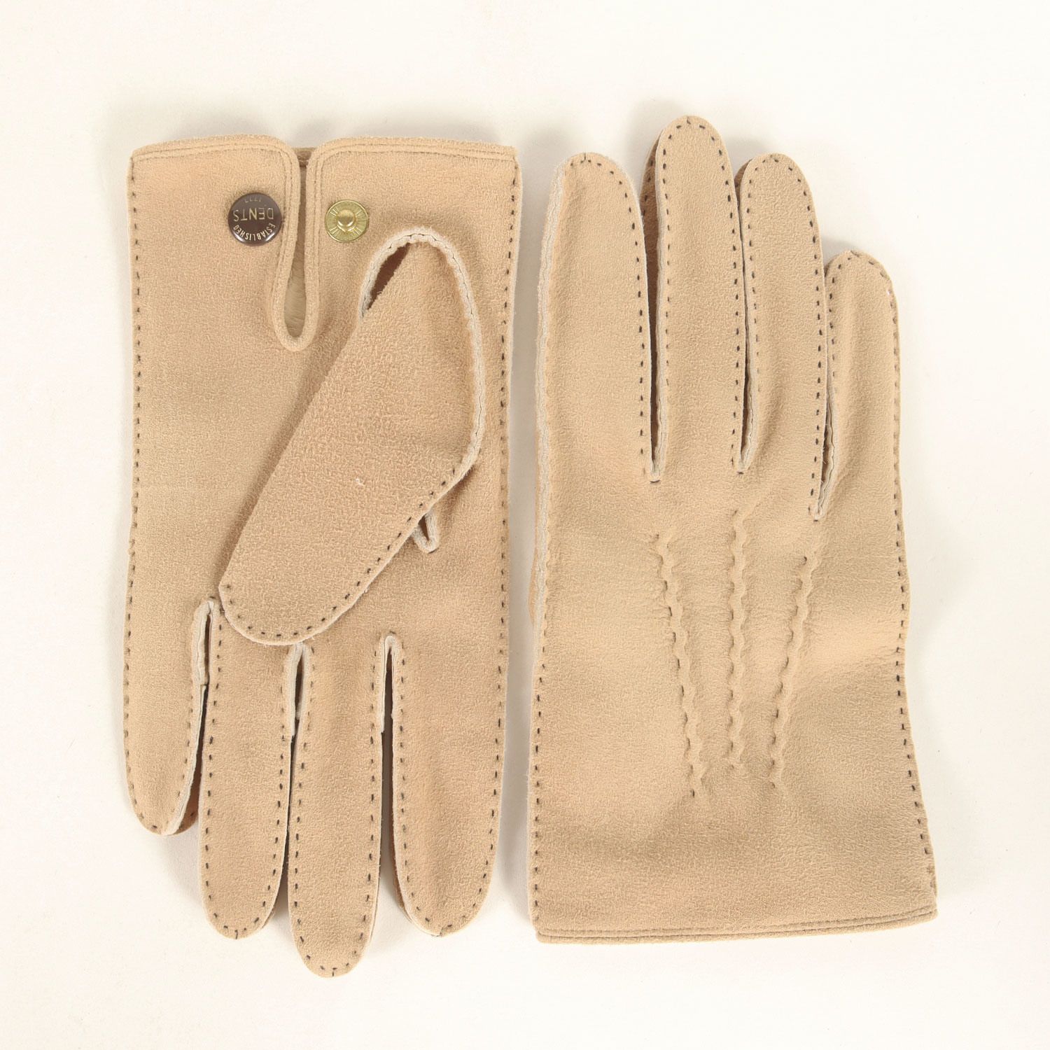 DENTS デンツ グローブ ベージュ サイズ 8 1 2 ディアスキン レザー Sundorne MADE IN ENGLAND The Heritage Collection ブランド 手袋