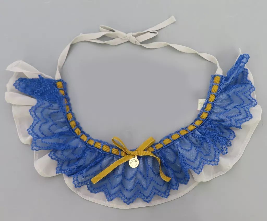 【人気定番，お買い得】 【中古】アクセサリー(非金属) 三日月宗近 フリルカラー グレー×ブルー フリーサイズ 「刀剣乱舞-ONLINE-×Melody BasKet」 小物・アクセサリー