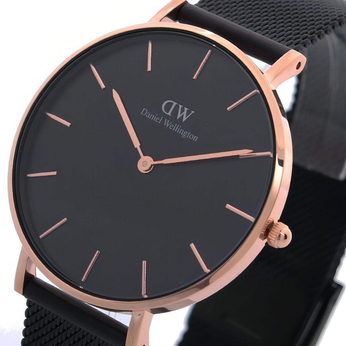 ギフト対応可 ダニエルウェリントン DANIEL 腕時計 Petite Ashfield Rose G 36 ペティート ブラック ローズゴールド クオーツ アナログ おしゃれ ブランド 記念 プレゼント