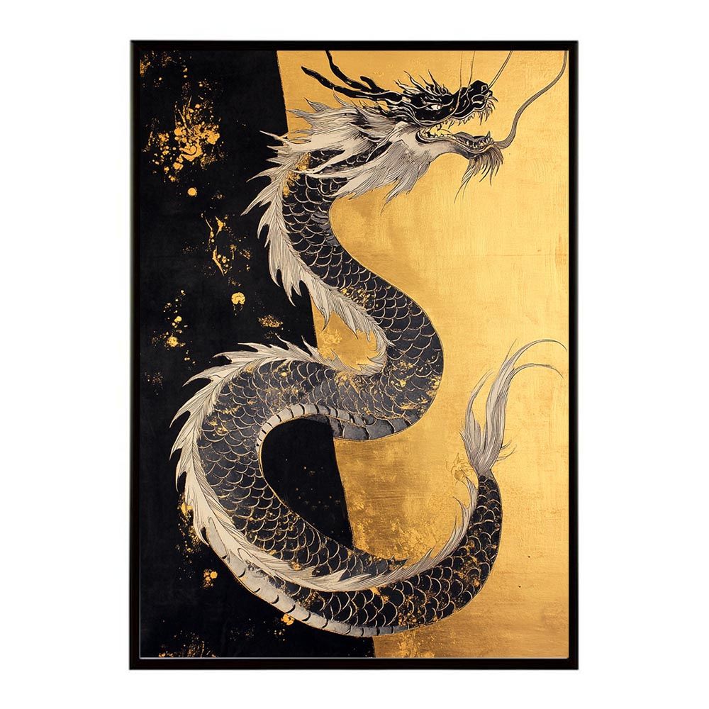 H❇龍神316 B2サイズ（約51x73cm）】【lh-poster-9926】【フレーム付き】ドラゴン