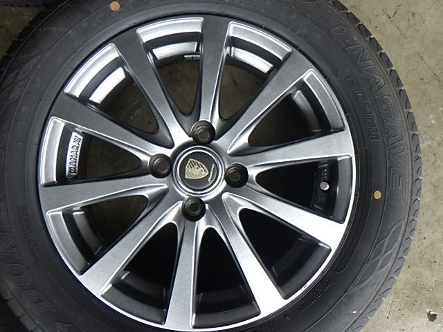 232 756 MANARAY SPORT アルミホイール＆ラジアルタイヤ 185 65 R 15 2025 23年 ４本セット