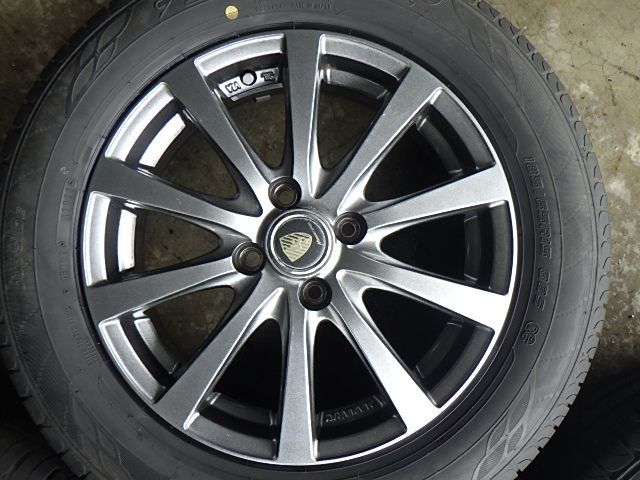  232 756 MANARAY SPORT アルミホイール＆ラジアルタイヤ 185 65 R 15 2025 23年 ４本セット 15インチ タイヤ ホイールセット