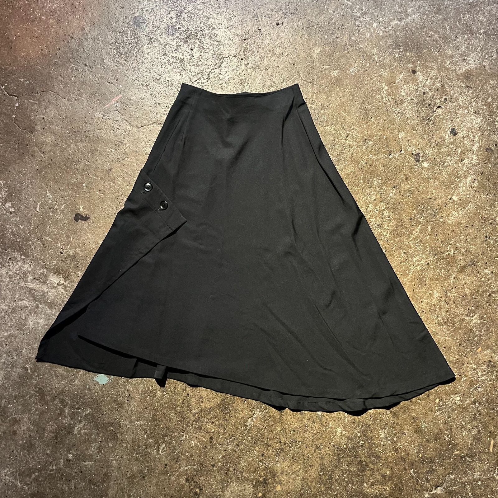 Y's 19aw ウールギャバ変形ラップスカート ワイズ 2019aw 小売業者