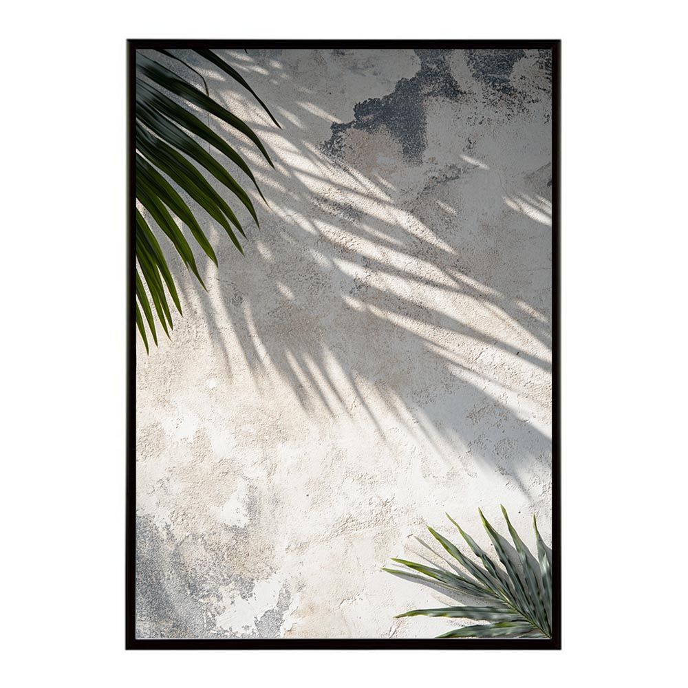 油絵 【Ａ2】オーダー A2サイズ（約42x59cm）】【lh-poster-9963】【フレーム付き】ヤシの木