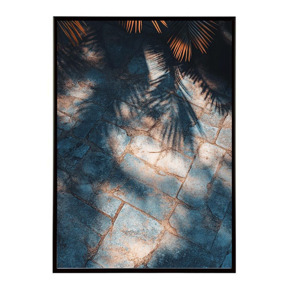 B2サイズ（約51x73cm）】【lh-poster-9964】【フレーム付き】ヤシの木 パームツリー ココナッツ 緑, image size:1000x1000