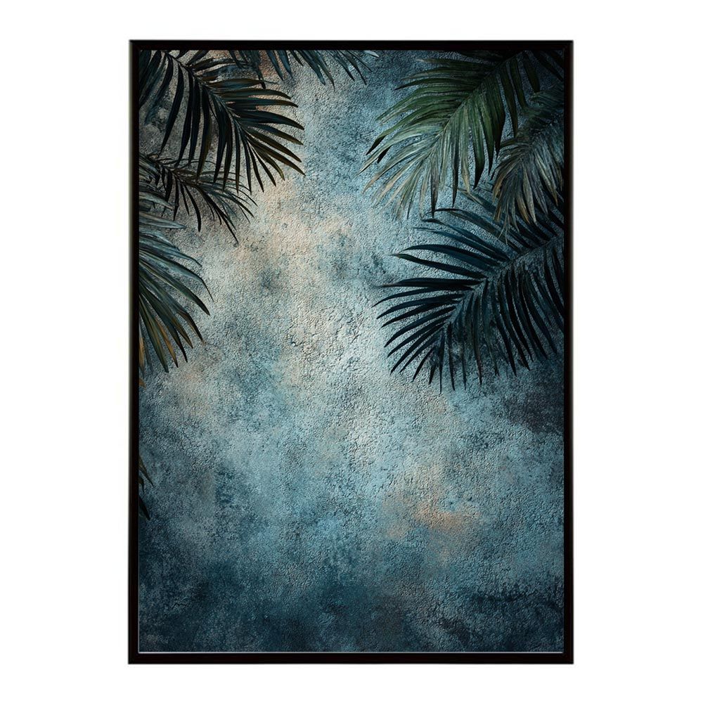 A2サイズ（約42x59cm）】【lh-poster-9974】【フレーム付き】ヤシの木 パームツリー ココナッツ 緑, image size:1000x1000