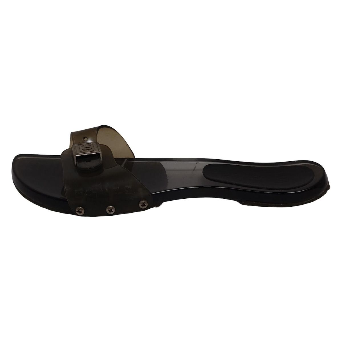 CHANEL シャネル サンダル レディース - グレー スポーツライン