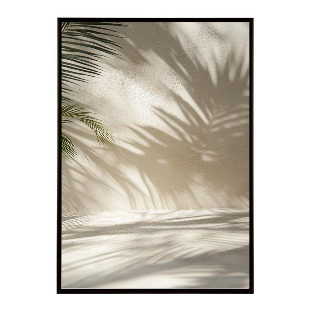 【B2サイズ（約51x73cm）】【lh-poster-9979】【フレーム付き】ヤシの木 パームツリー ココナッツ 緑 植物 サーフ シンプル ミニマリスト ポスター 縦 インテリア