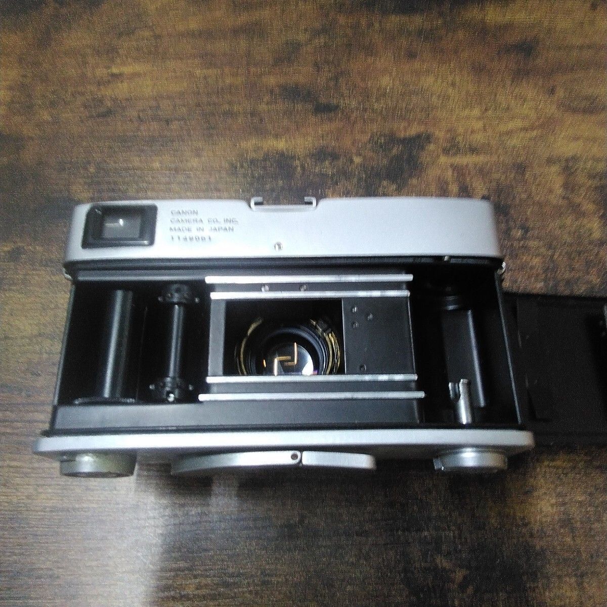 昭和レトロ キャノン フィルムカメラ 「Canonet (現状品)」ケース付き