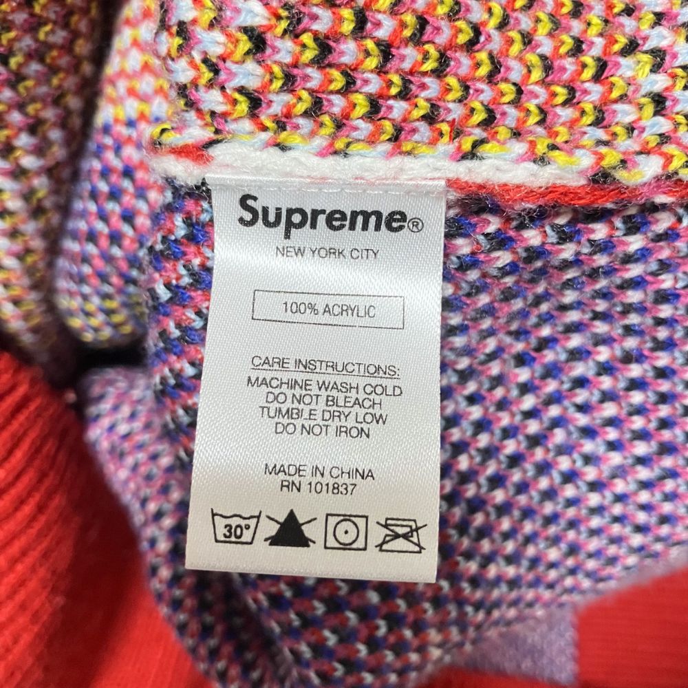 Supreme シュプリーム 星条旗 ニット セーター L USA柄 国旗柄 - メルカリ
