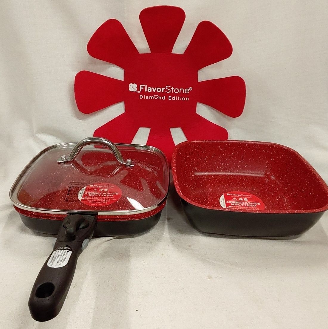 新品 未使用 フレーバーストーン フライパン ダイヤモンドエディション