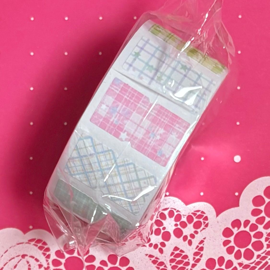 ラベラーシール 韩系格子