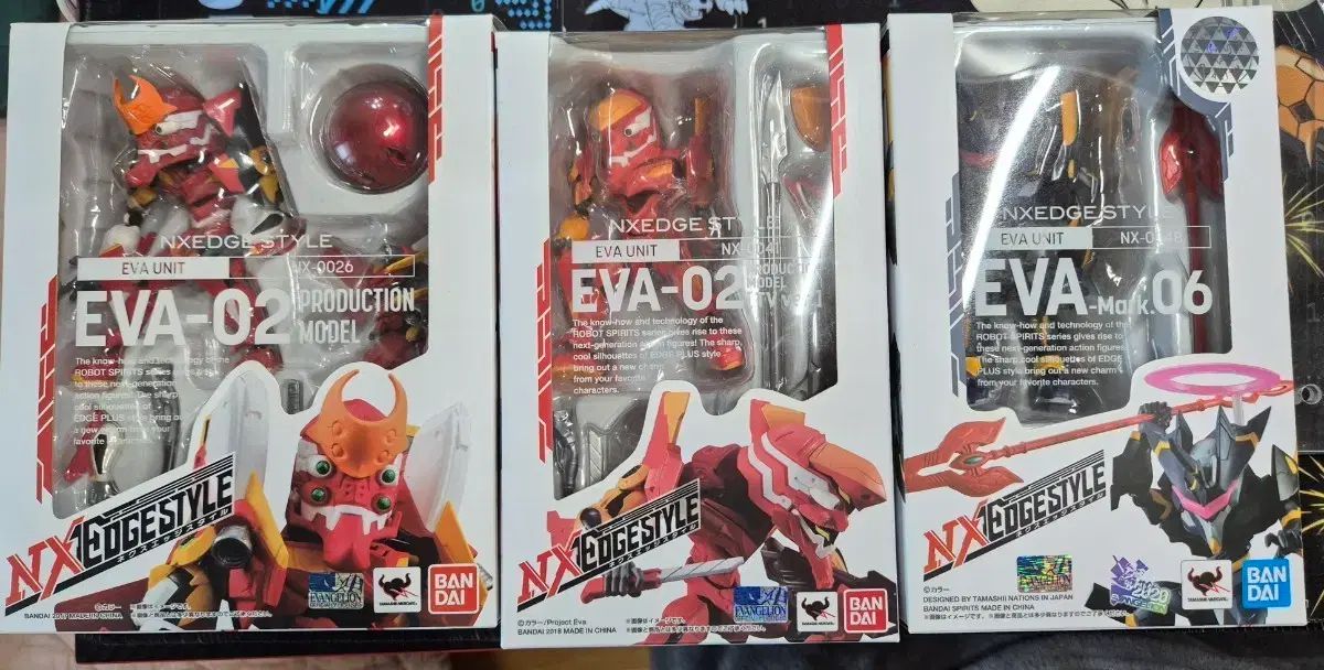 NXEDGE ネックエッジ エヴァンゲリオン 3種 ファッション まとめ