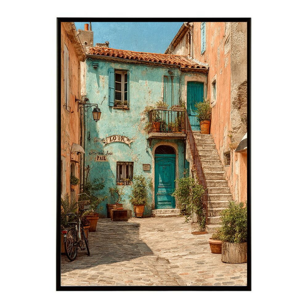 B2サイズ（約51x73cm）】【lm-poster-1217】【フレーム付き】地中海