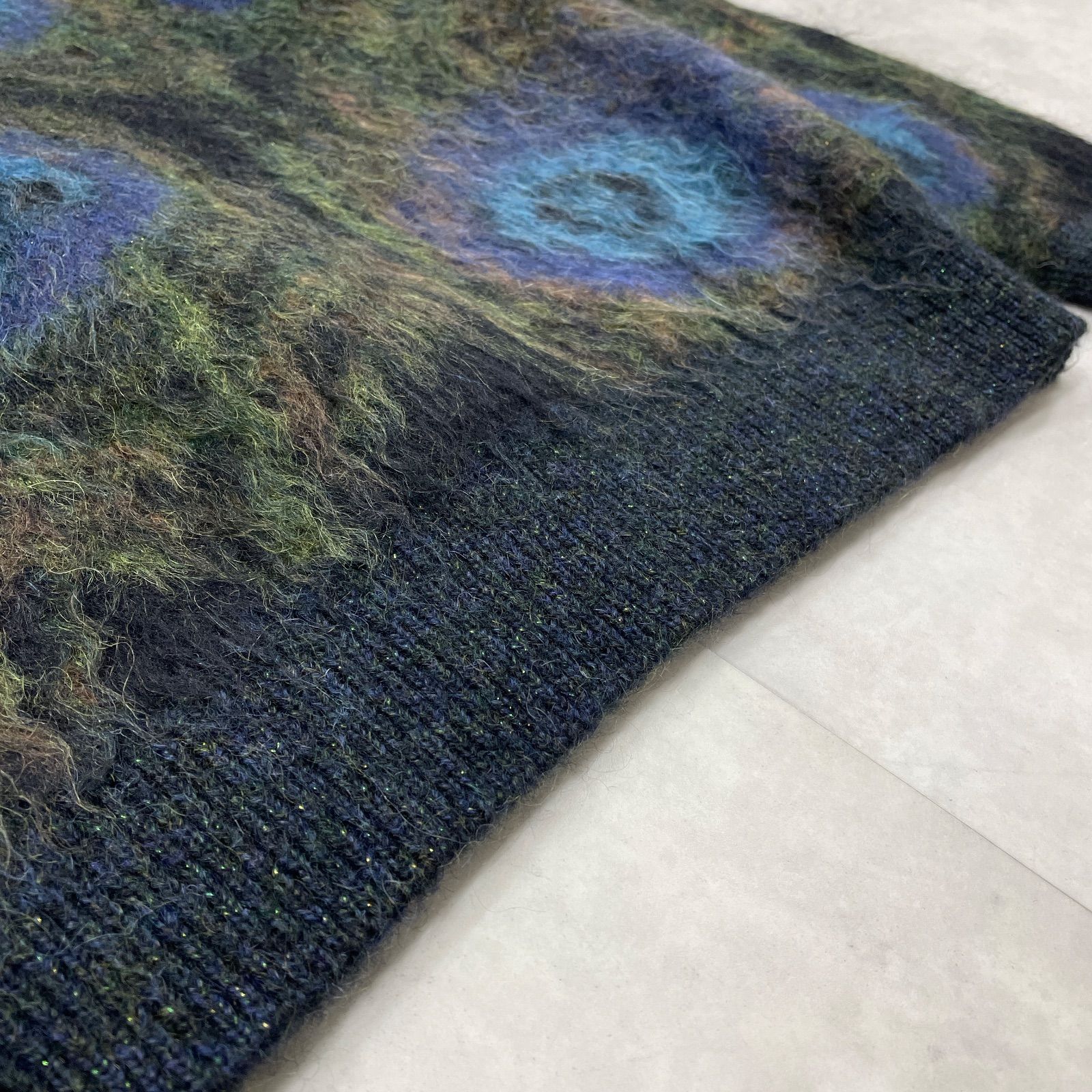 アレキサンダーマックイーン　2022AW　総柄ニット　コットン　イタリア製　M アレキサンダーマックイーン スカルニット メンズ SIZE M Alexander