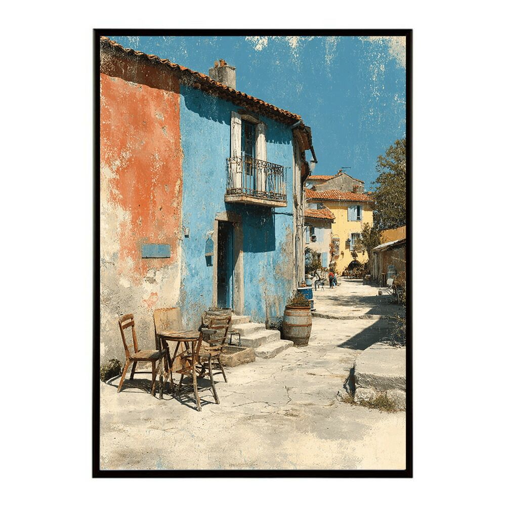 A2サイズ（約42x59cm）】【lm-poster-1241】【フレーム付き】地中海