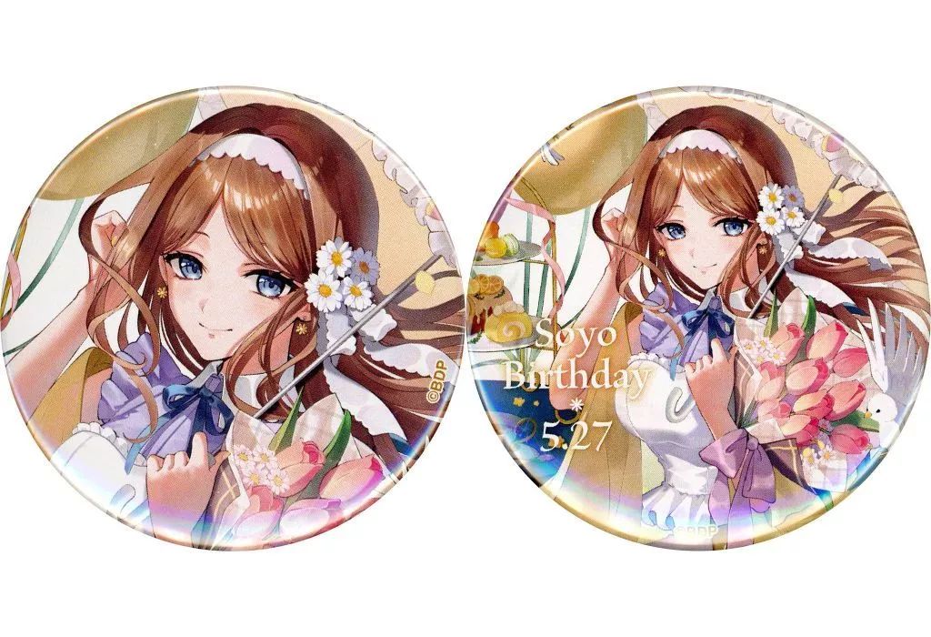 中古】バッジ・ピンズ 長崎そよ 缶バッジセット Birthday ver. vol.1