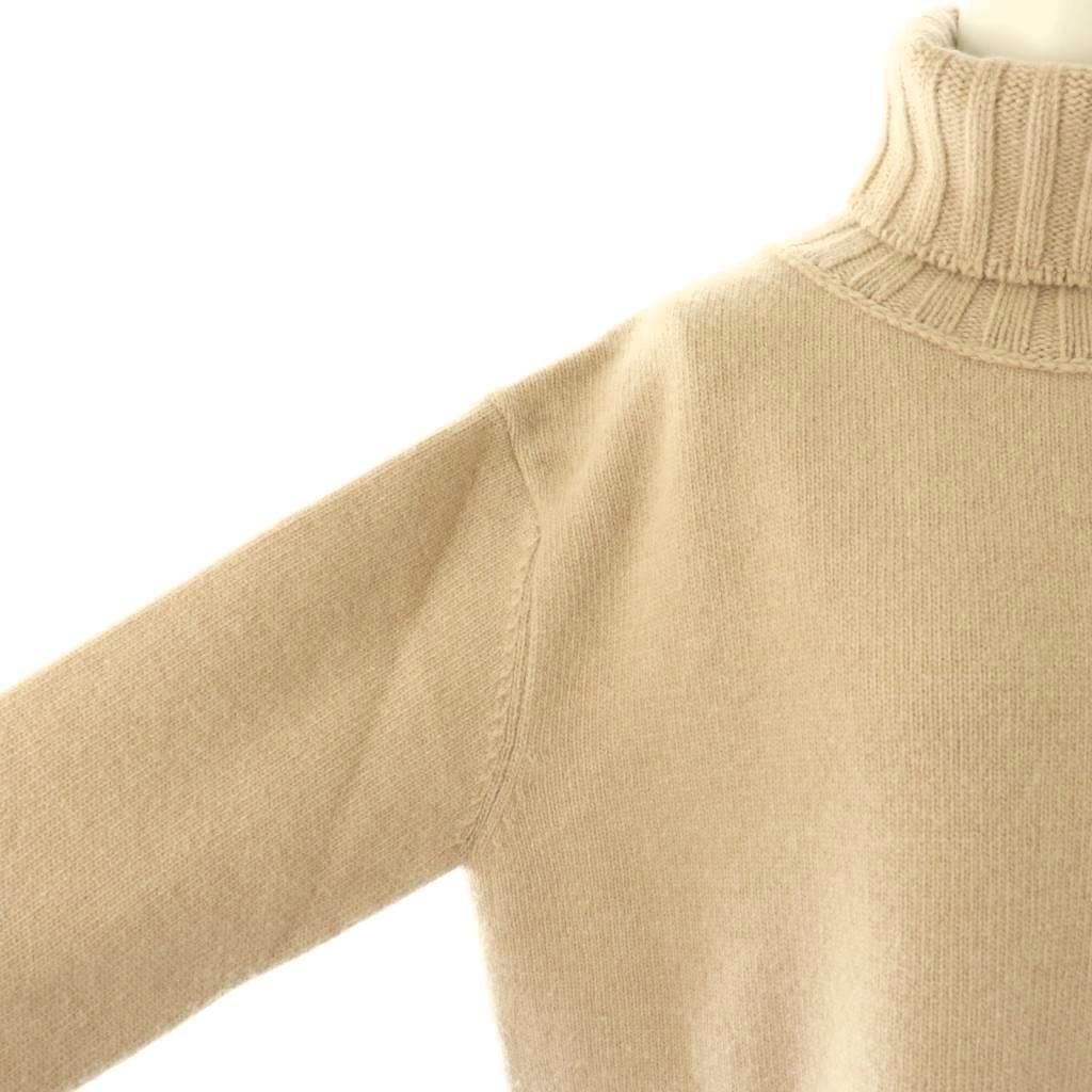 MUSE ウール カシミヤ タートルネック ニット ベージュ ミューズ　23AW MUSE ウール カシミヤ タートルネック ニット ベージュ ミューズ 23AW