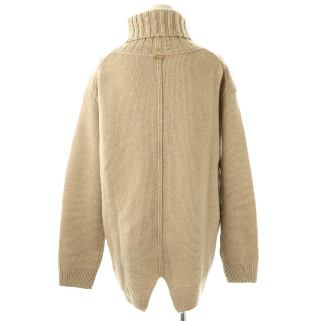 MUSE ウール カシミヤ タートルネック ニット ベージュ ミューズ　23AW MUSE ウール カシミヤ タートルネック ニット ベージュ ミューズ 23AW