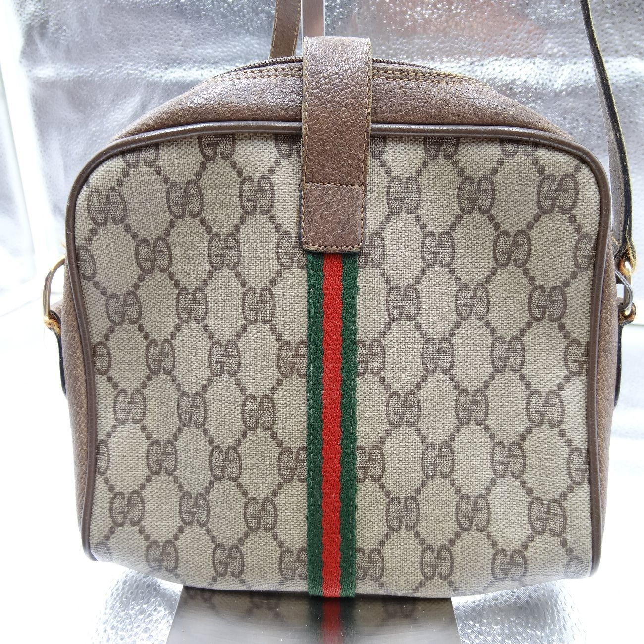 GUCCI グッチ ショルダーバッグ オールドグッチ シェリーライン GG柄