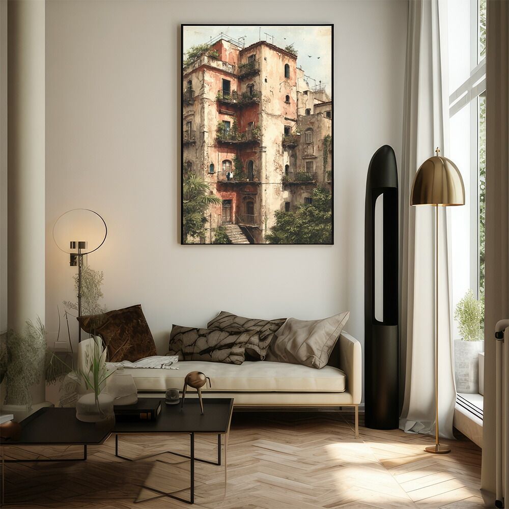 B2サイズ（約51x73cm）lm-poster-2830フレーム付きカフェに 【A1サイズ