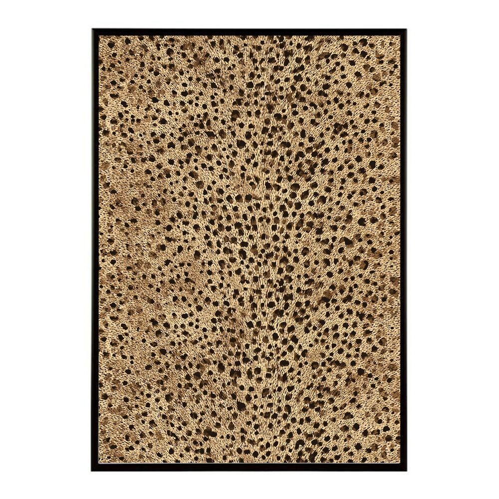 【A2サイズ（約42x59cm）】【lm-poster-14】【フレーム付き】ポスター ヒョウ柄 虎柄 レオパード ジャガー 毛皮 アニマル 動物 ポスター インテリア